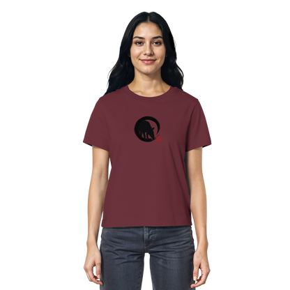 Zen Tapir im japanischen Enso Kreis - Ladies Organic Shirt