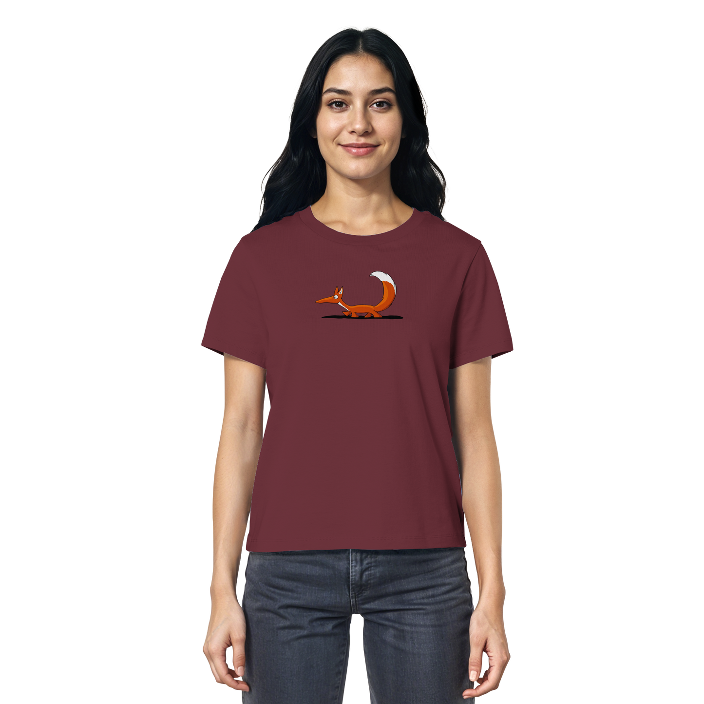 Lässiger cooler Fuchs | Mr. Fox, der Schleicher - Ladies Organic Shirt