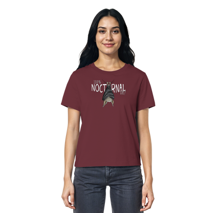 100% nachtaktive Fledermaus - Ladies Organic Shirt
