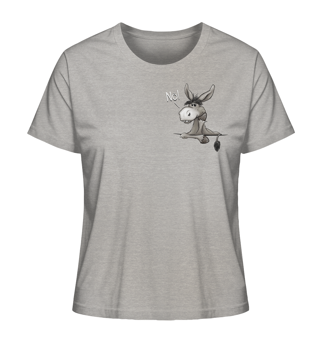 Nö! Störrischer Esel - Ladies Organic Shirt