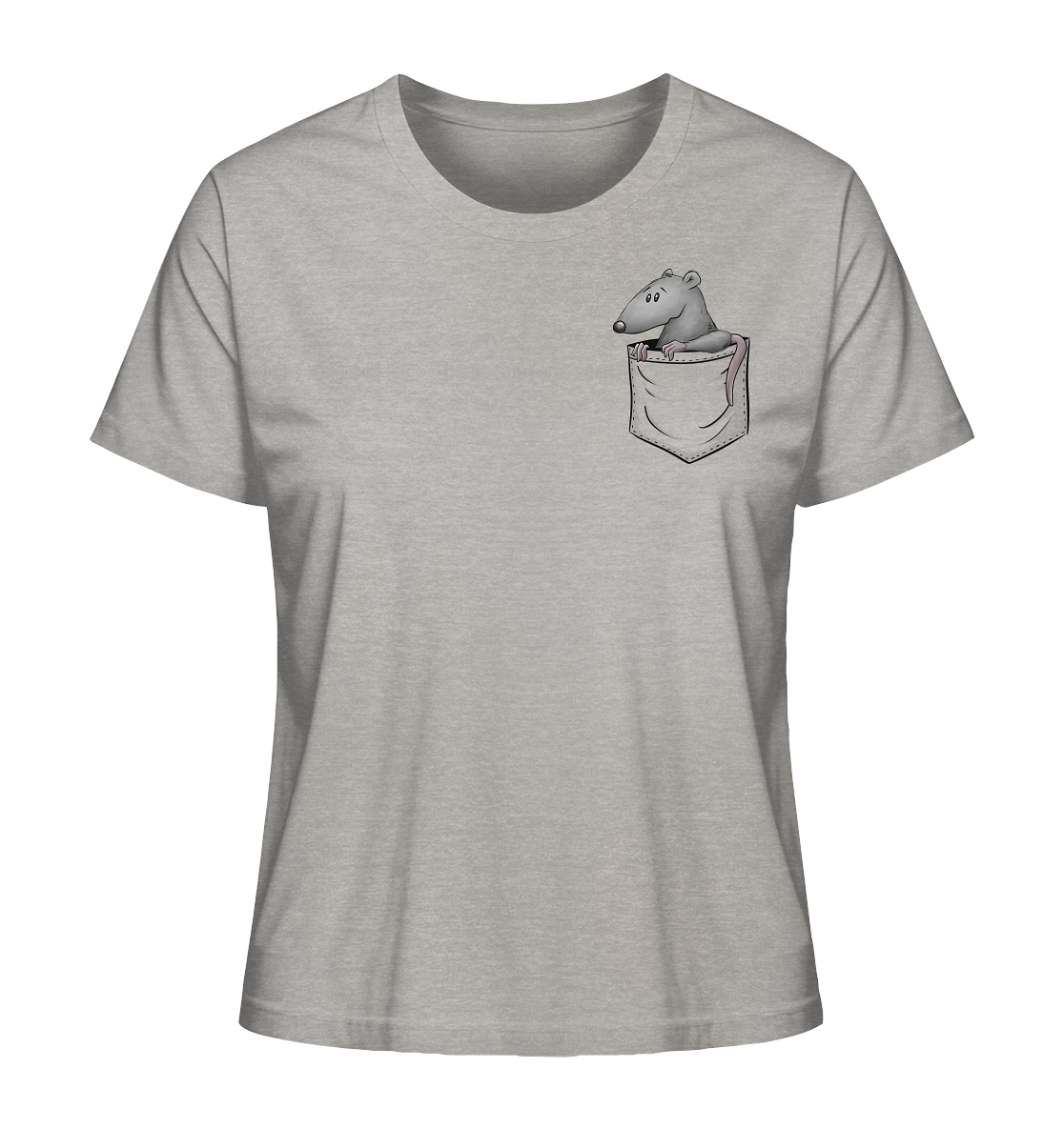 Kleine Ratte in der Tasche - Ladies Organic Shirt