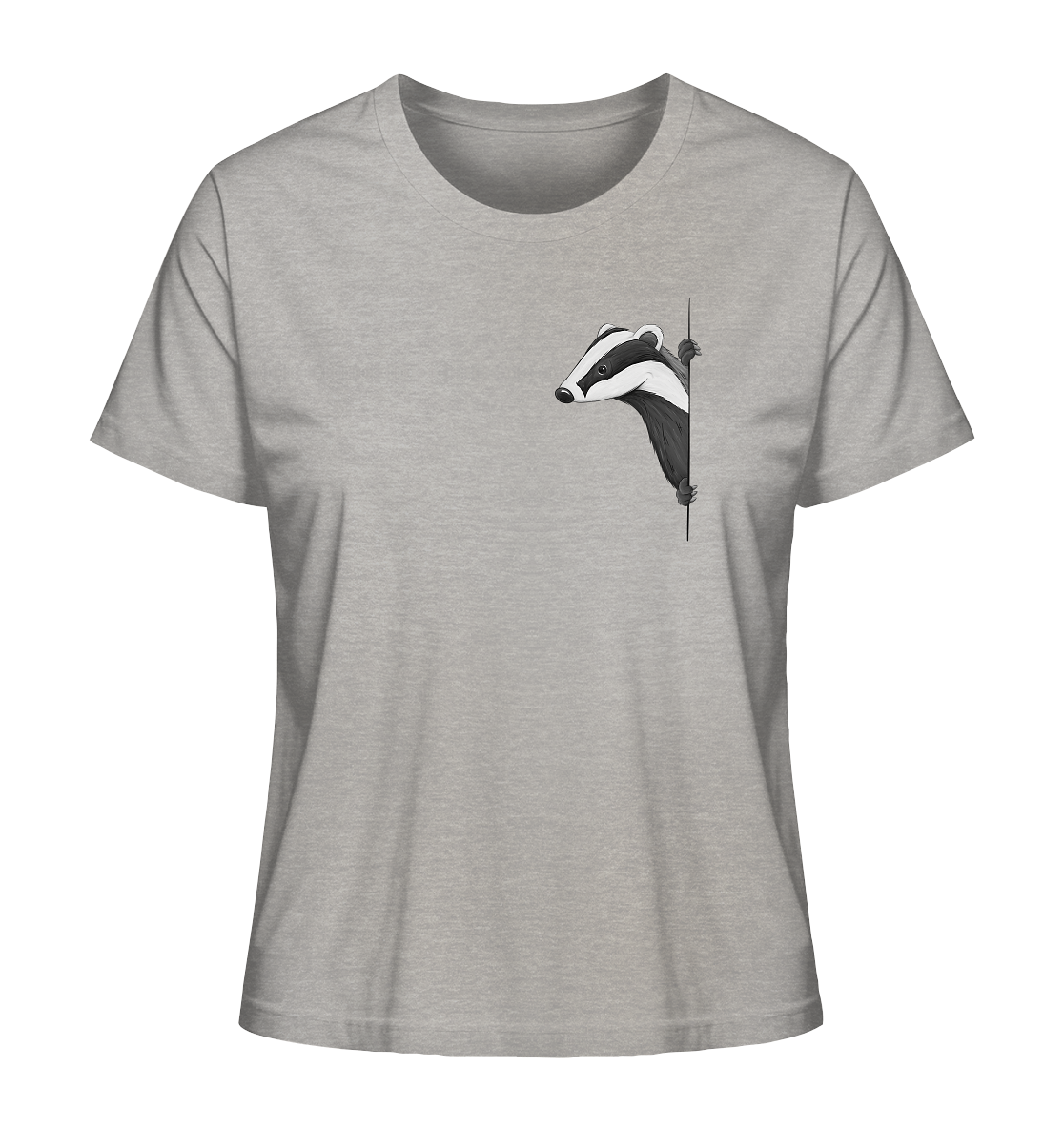 Lässiger Dachs Meister Grimbart - Ladies Organic Shirt