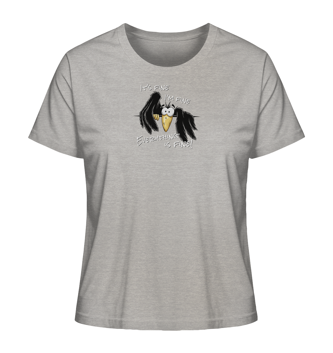 I’m Fine Rabe | Alles Gut Krähe - Ladies Organic Shirt