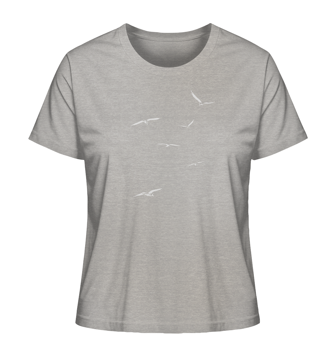 Vogelschwarm – Traum vom Fliegen - Ladies Organic Shirt