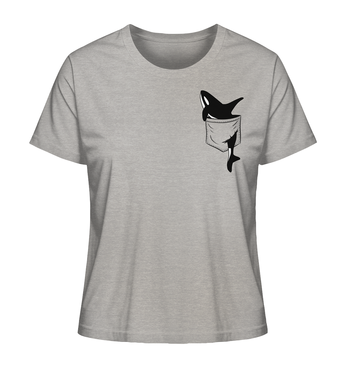 Orca In Deiner Tasche - Ladies Organic Shirt