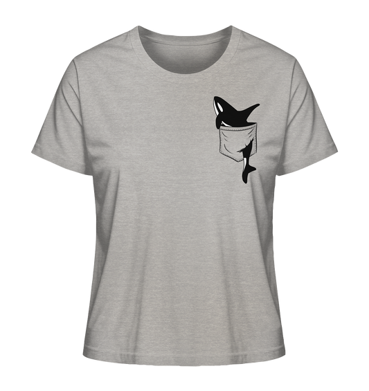 Orca In Deiner Tasche - Ladies Organic Shirt