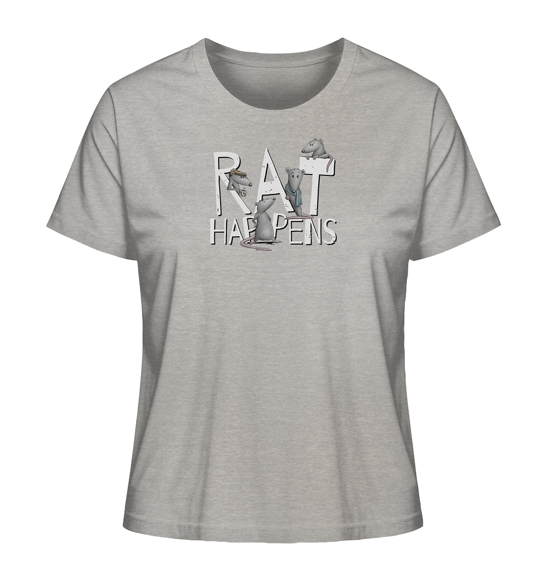 Rat Happens Ratten - Ladies Organic Shirt
