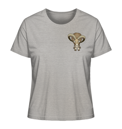 Bockiges Mufflon Widder Schafbock - Ladies Organic Shirt