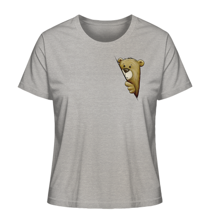 Funky Bär Illustration - Ladies Organic Shirt