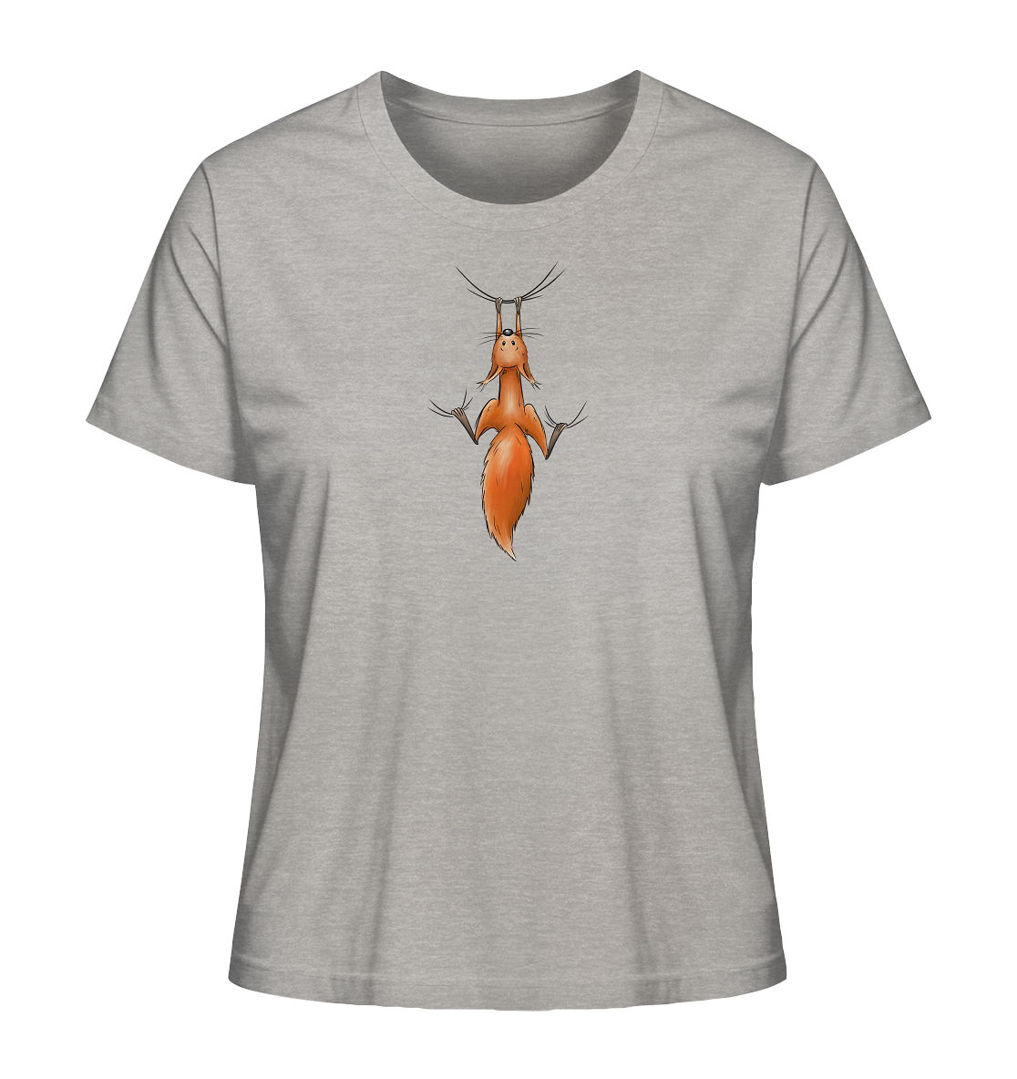 Rotes Eichhörnchen hängt ab - Ladies Organic Shirt