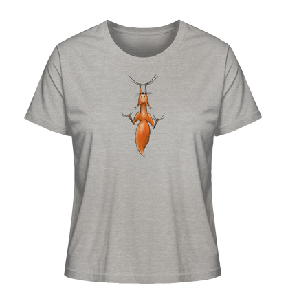 Rotes Eichhörnchen hängt ab - Ladies Organic Shirt