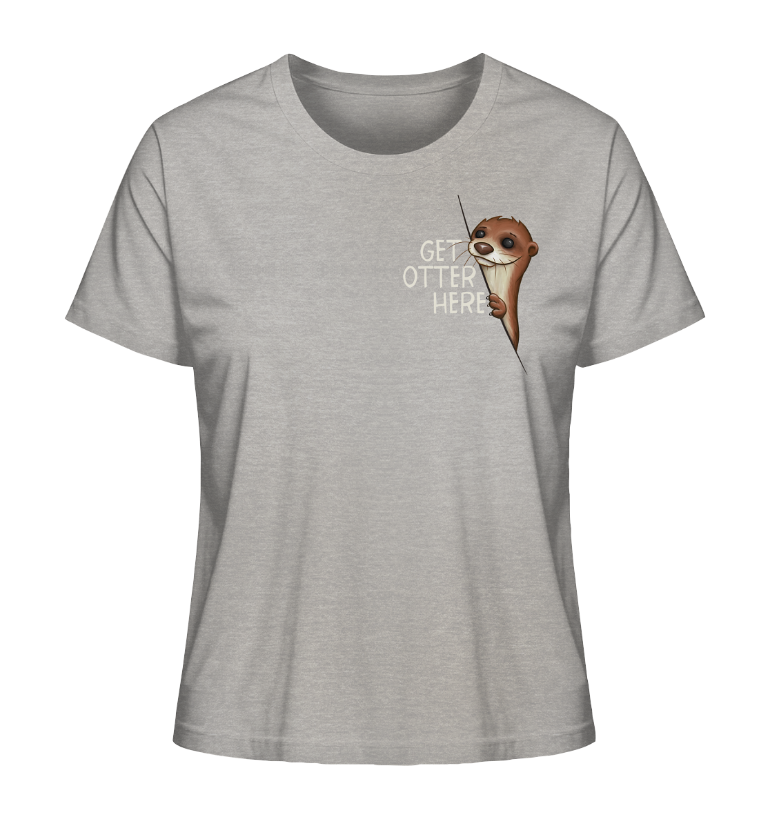 Get Otter Here | Lustiger Otter Kalauer - Ladies Organic Shirt