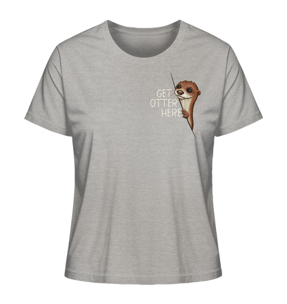 Get Otter Here | Lustiger Otter Kalauer - Ladies Organic Shirt