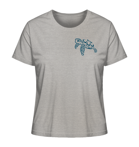 Lässig lustige Wasserschildkröte - Ladies Organic Shirt