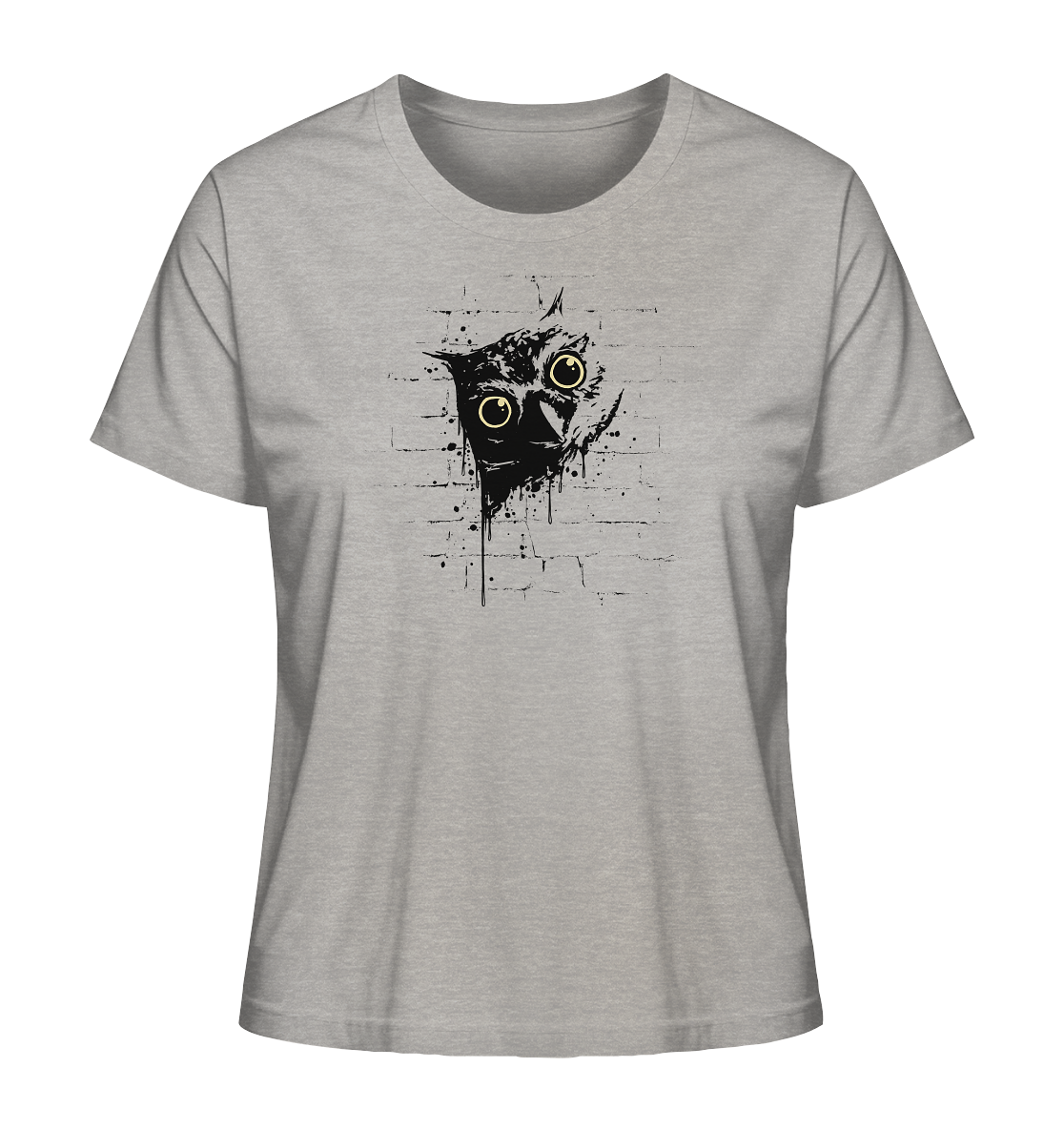 Lässige Street Art Eule - Ladies Organic Shirt