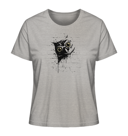 Lässige Street Art Eule - Ladies Organic Shirt