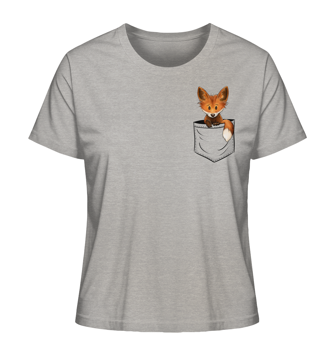 Funky Fuchs in der Tasche - Ladies Organic Shirt