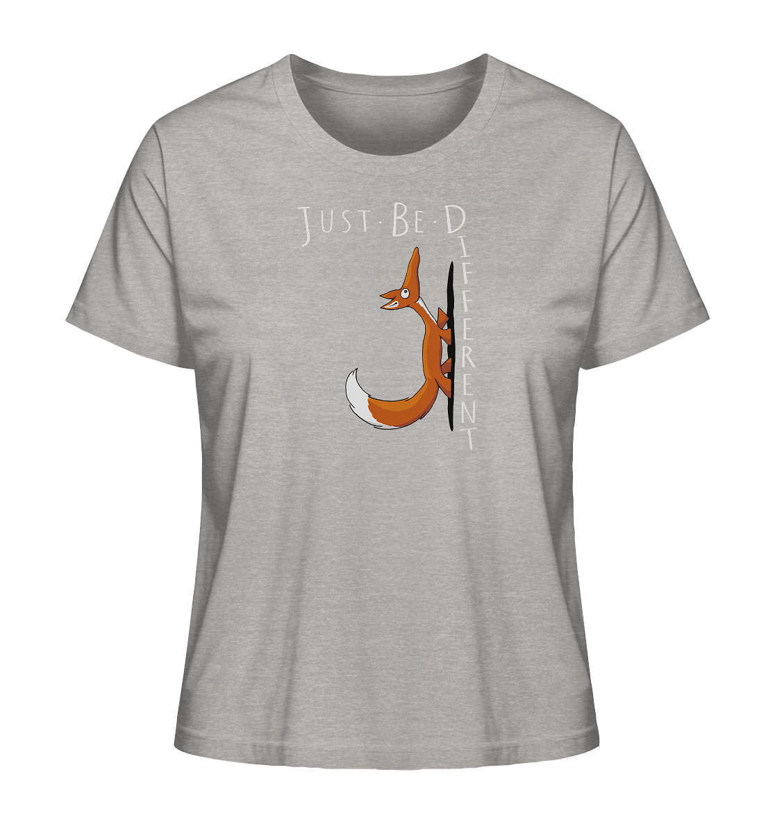 Just Be Different | Sei Anders, kleiner Fuchs - Ladies Organic Shirt