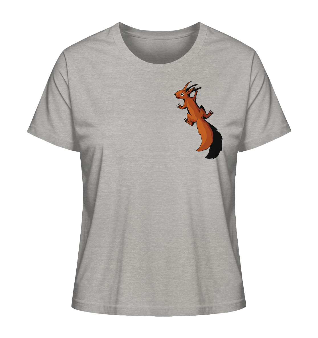Süßes Eichhörnchen klettert - Ladies Organic Shirt