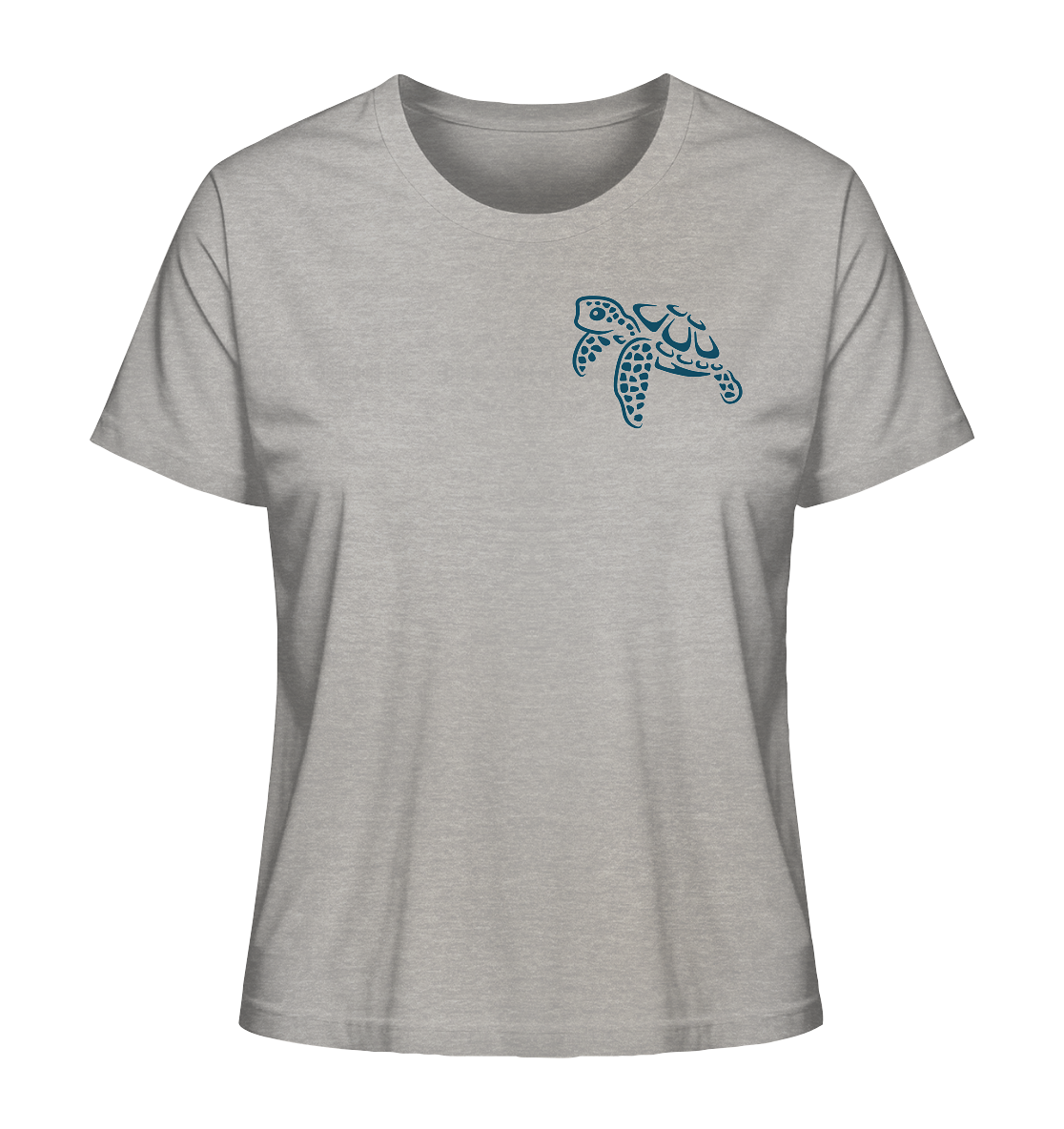 Lässig lustige Wasserschildkröte - Ladies Organic Shirt
