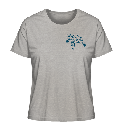 Lässig lustige Wasserschildkröte - Ladies Organic Shirt