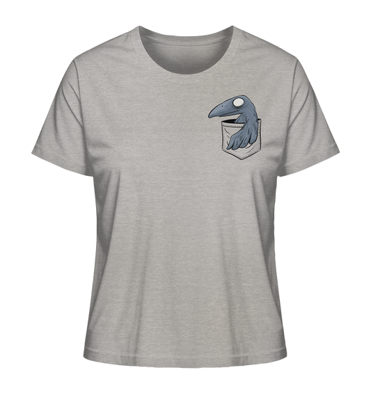 Grufti Rabe Krähe in der Tasche - Ladies Organic Shirt