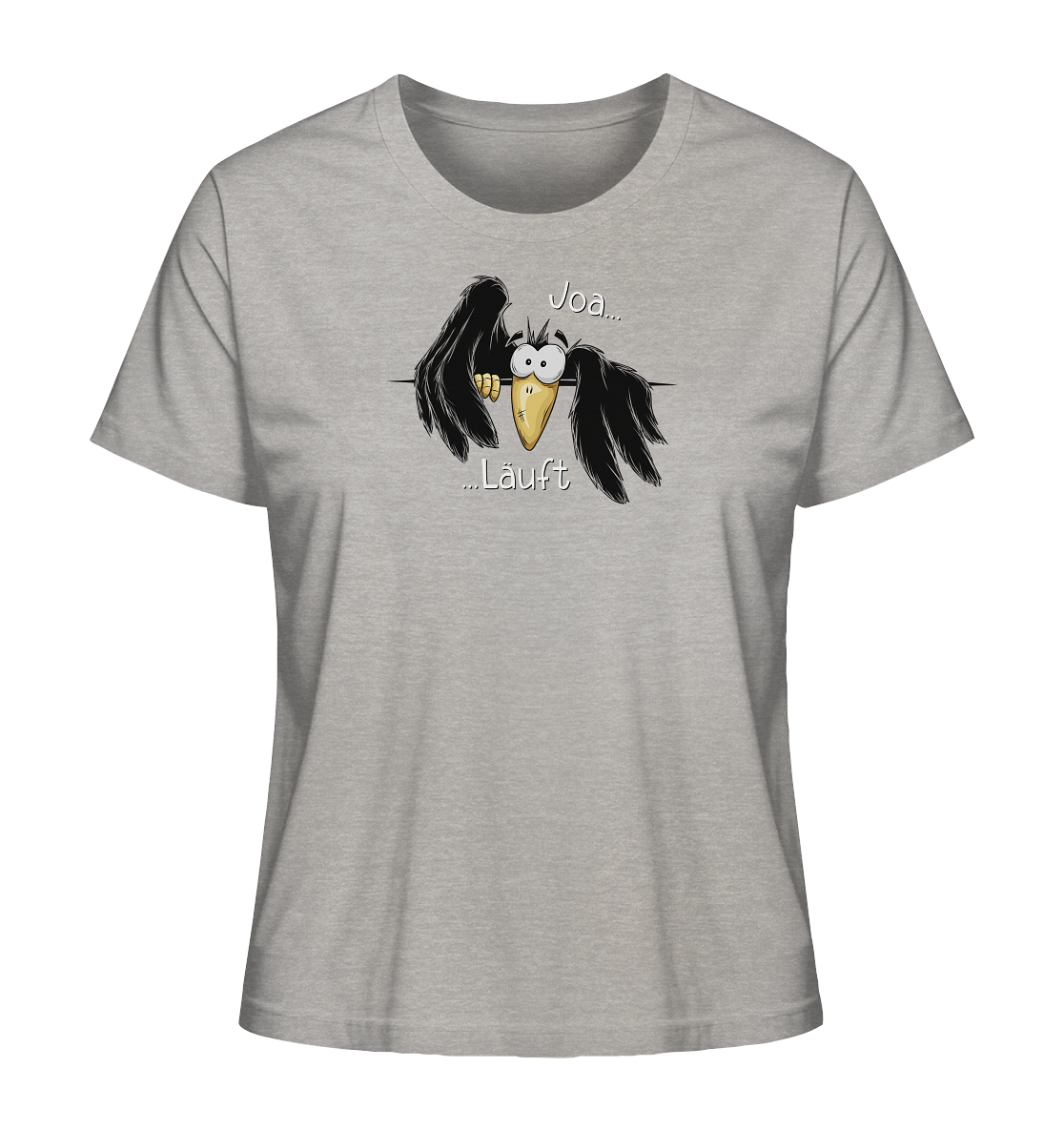 Joa Läuft Krähe gechillter Rabe - Ladies Organic Shirt