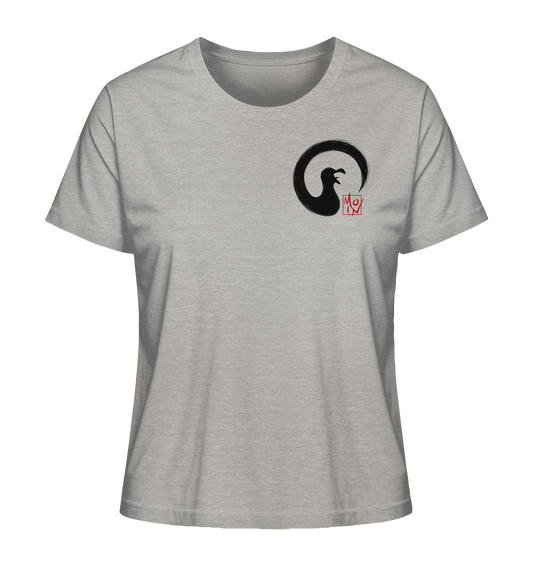 Moin kreischende japanische Enso Möwe - Ladies Organic Shirt
