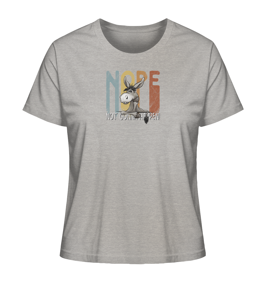 Nope | bockiger Esel - Ladies Organic Shirt