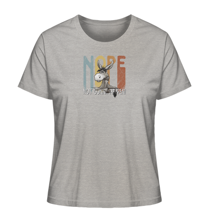 Nope | bockiger Esel - Ladies Organic Shirt