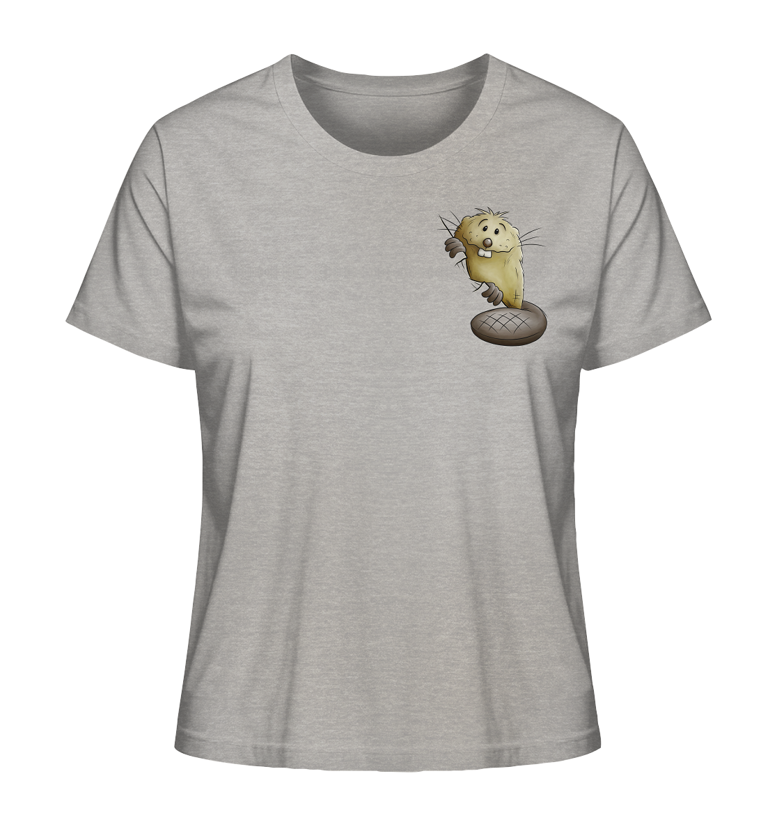 Lustiger frecher Biber - Ladies Organic Shirt