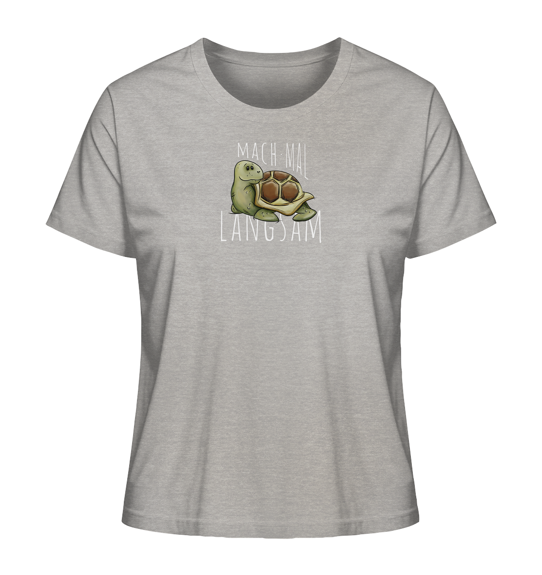 Mach mal langsam Schildkröte - Ladies Organic Shirt