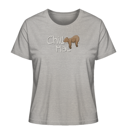 Chill Mal schläfriger Braunbär - Ladies Organic Shirt