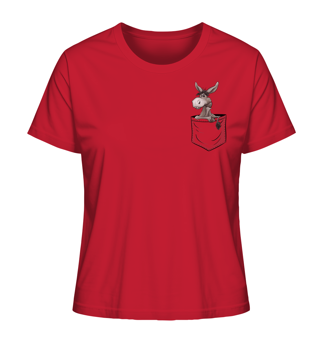 Bockiger Esel in Deiner Tasche - Ladies Organic Shirt