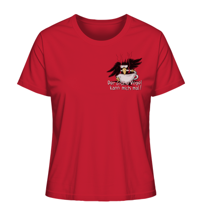 Der frühe Vogel kann mich mal | Kaffee Rabe - Ladies Organic Shirt