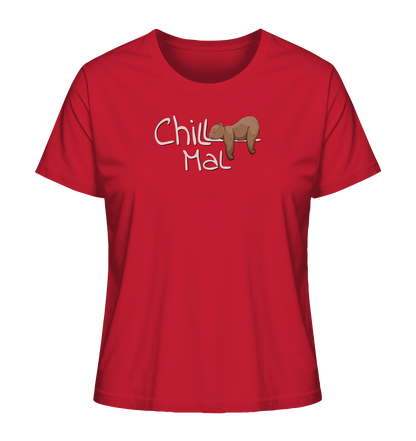 Chill Mal schläfriger Braunbär - Ladies Organic Shirt