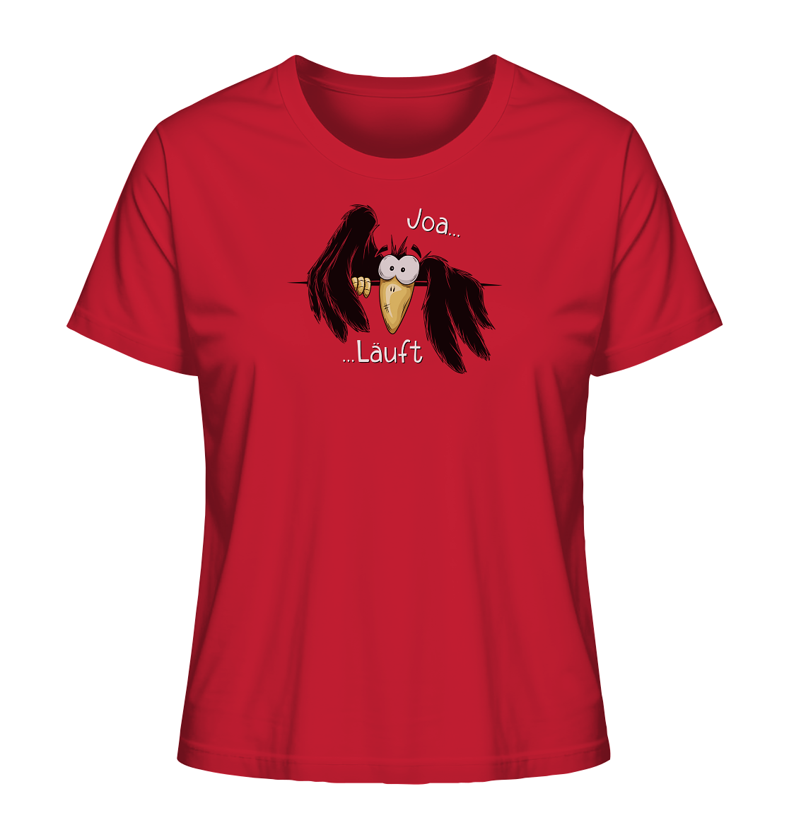 Joa Läuft Krähe gechillter Rabe - Ladies Organic Shirt