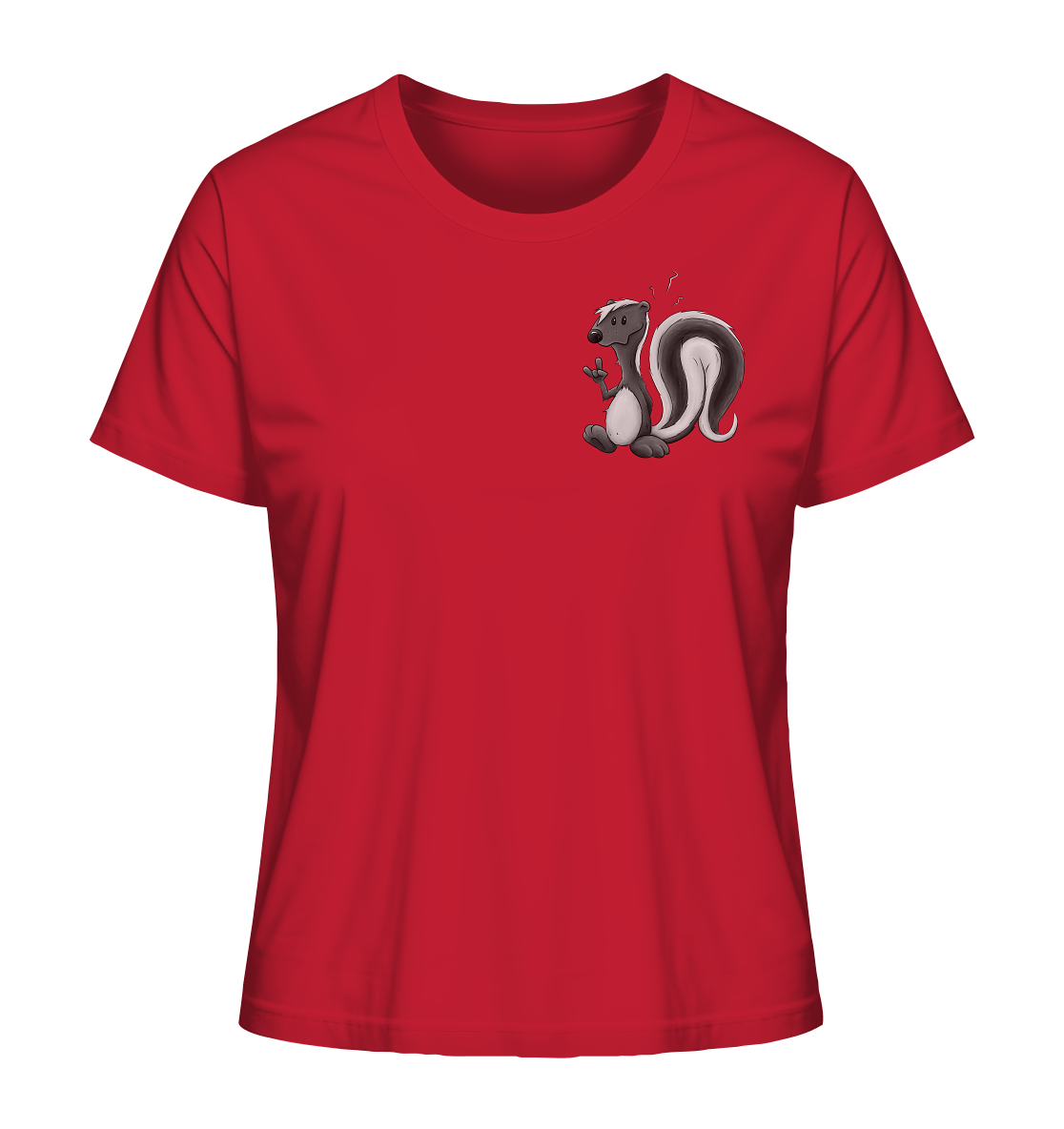Lustig stinkiges Stinktier - Ladies Organic Shirt