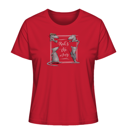 Rat’s The Way Kaffeehaus Ratten - Ladies Organic Shirt