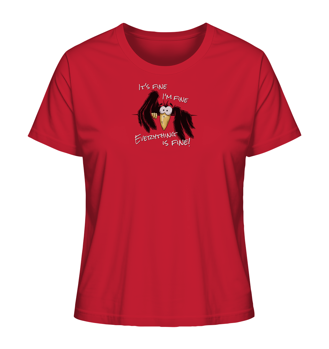 I’m Fine Rabe | Alles Gut Krähe - Ladies Organic Shirt