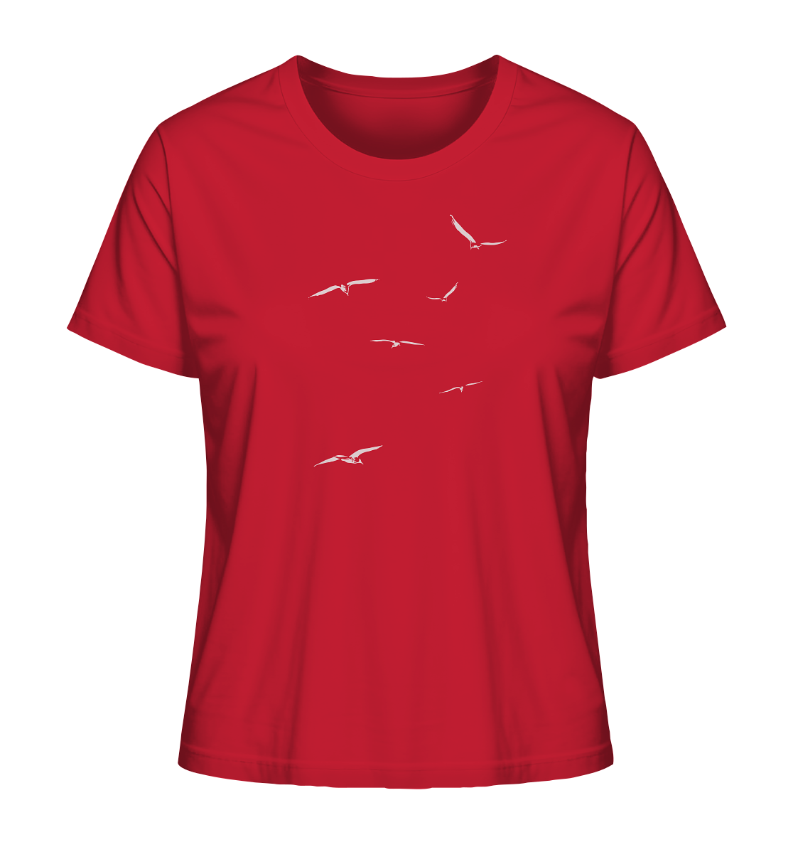 Vogelschwarm – Traum vom Fliegen - Ladies Organic Shirt