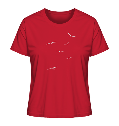 Vogelschwarm – Traum vom Fliegen - Ladies Organic Shirt