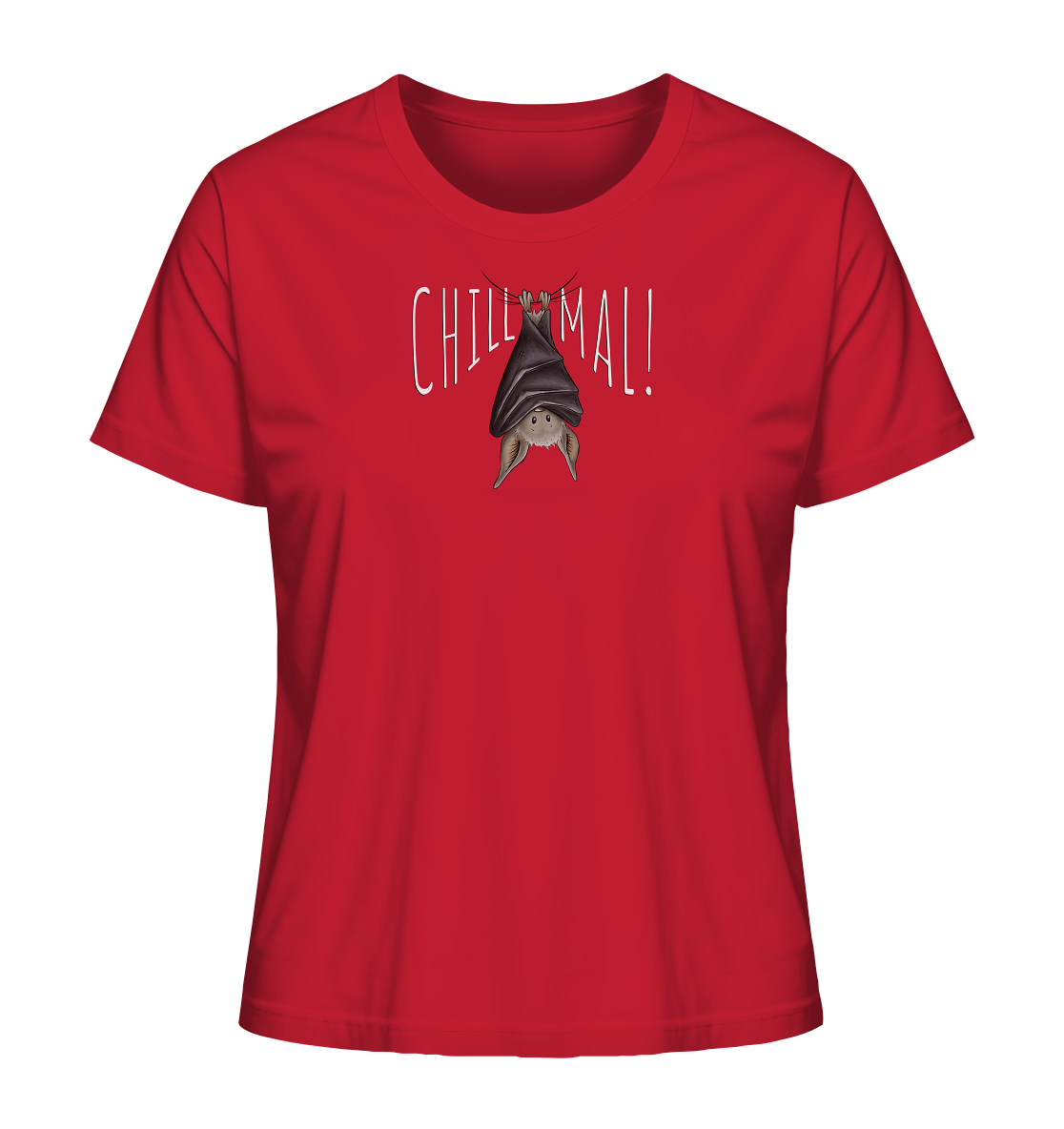 Chill Mal gemütliche Fledermaus - Ladies Organic Shirt