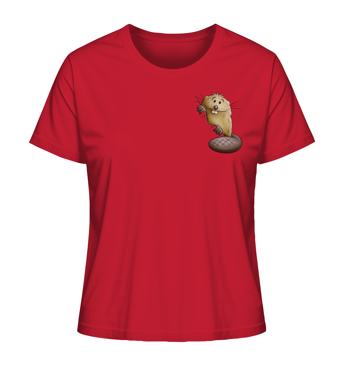 Lustiger frecher Biber - Ladies Organic Shirt