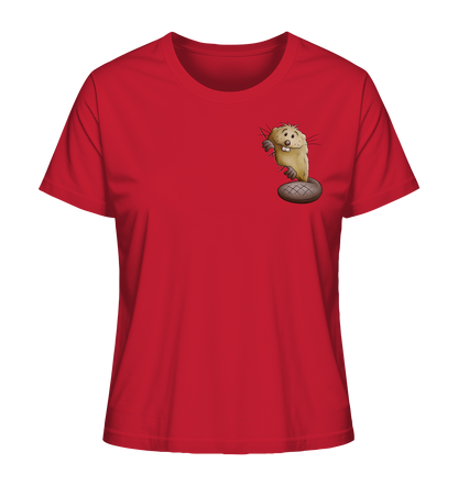 Lustiger frecher Biber - Ladies Organic Shirt
