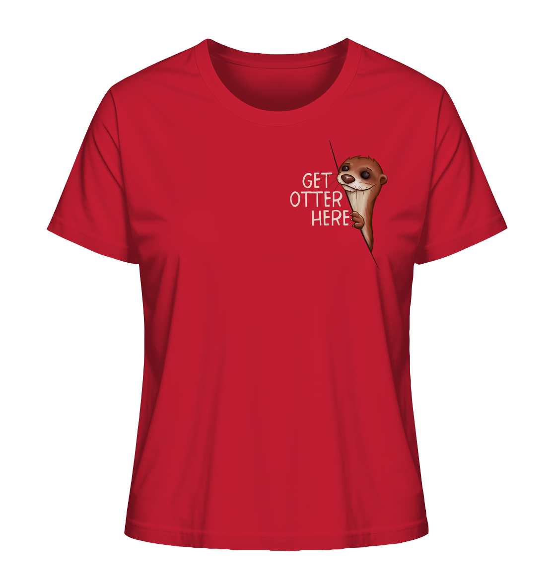Get Otter Here | Lustiger Otter Kalauer - Ladies Organic Shirt