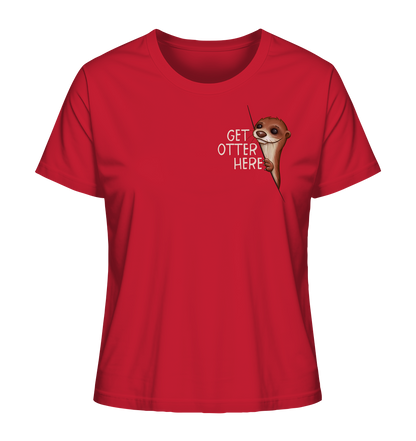 Get Otter Here | Lustiger Otter Kalauer - Ladies Organic Shirt