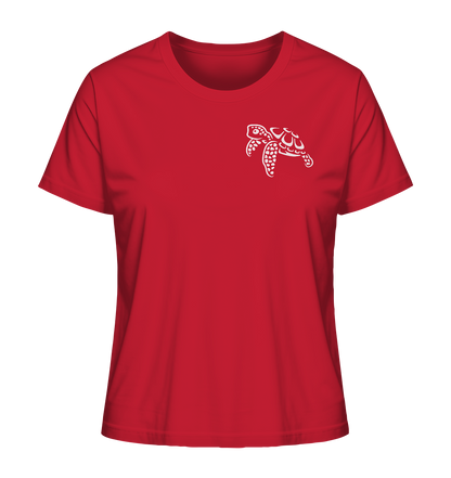 schwimmende Meeres-Schildkröte - Ladies Organic Shirt