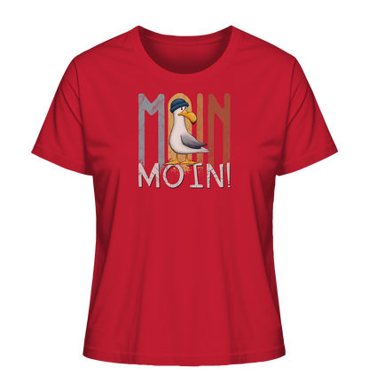 Moin Moin norddeutsche Möwe - Ladies Organic Shirt