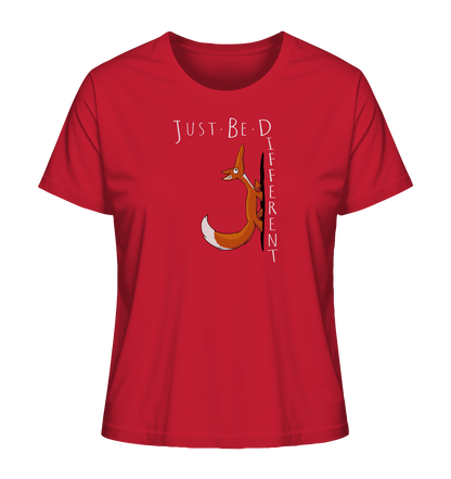 Just Be Different | Sei Anders, kleiner Fuchs - Ladies Organic Shirt